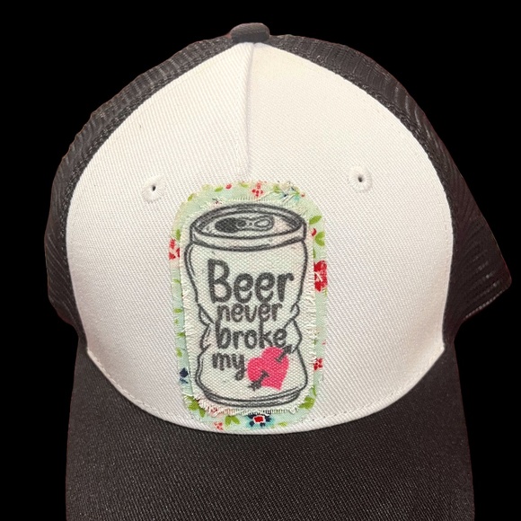 Welcome Homestead/ Designer: Myself Accessories - Trucker Hat with distressed patch